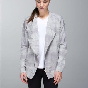 Lululemon Mula Bundle Wrap Stripe Silver Spoon sz 10